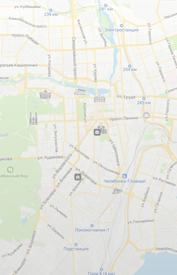 Карта доставки