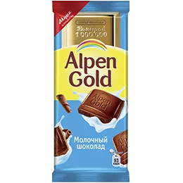 Молочный шоколад Alpen gold