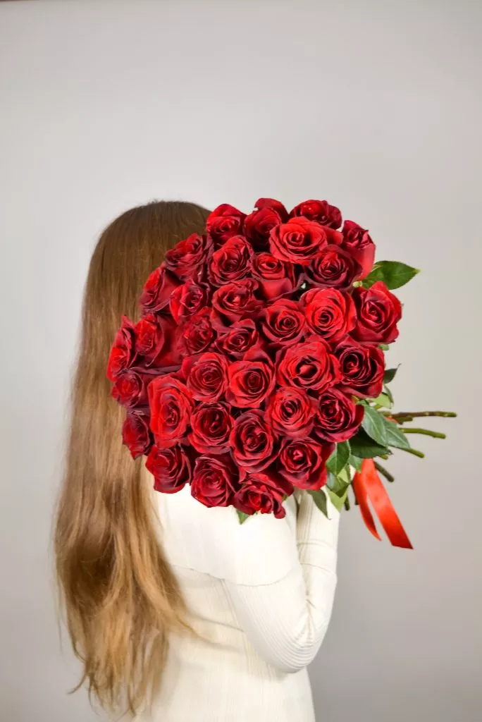 35 красных роз Эквадор