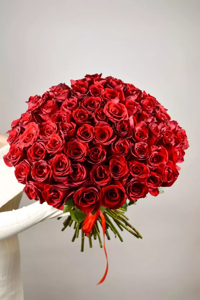 75 красных роз Эквадор