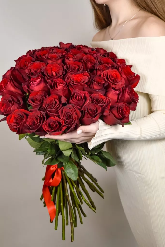 45 красных роз Эквадор
