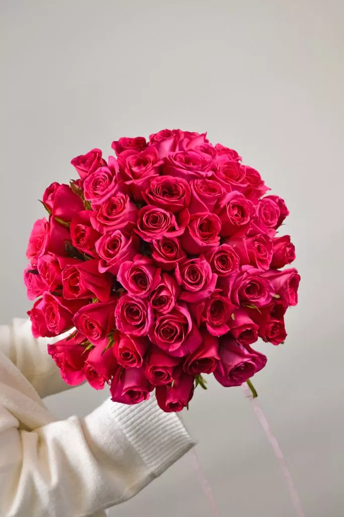 51 роза Пинк розовая