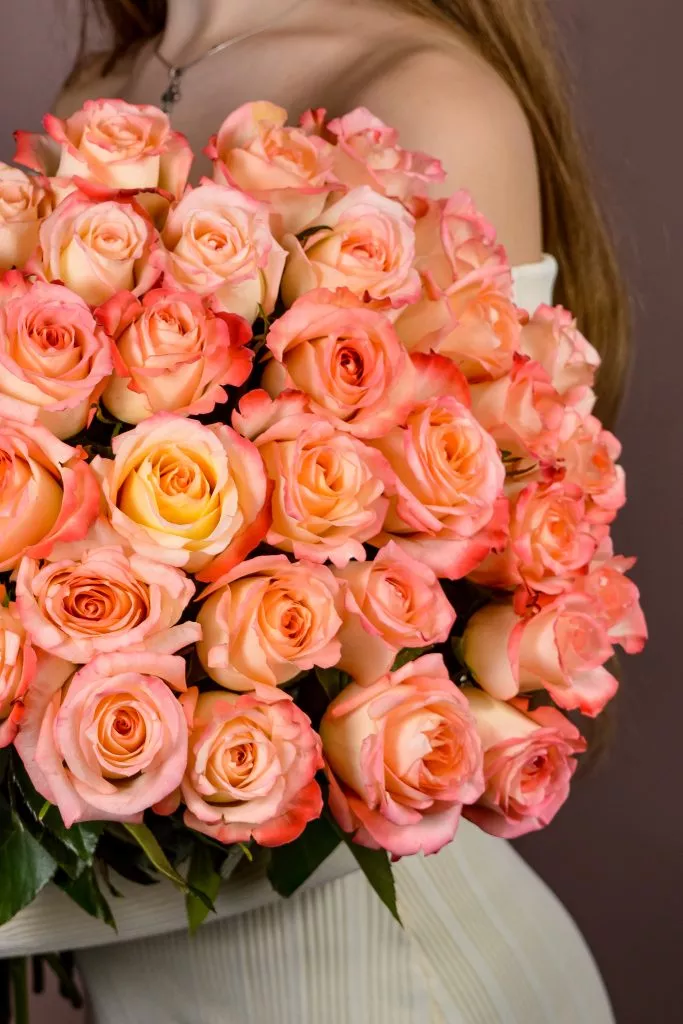 29 розовые розы Эквадор