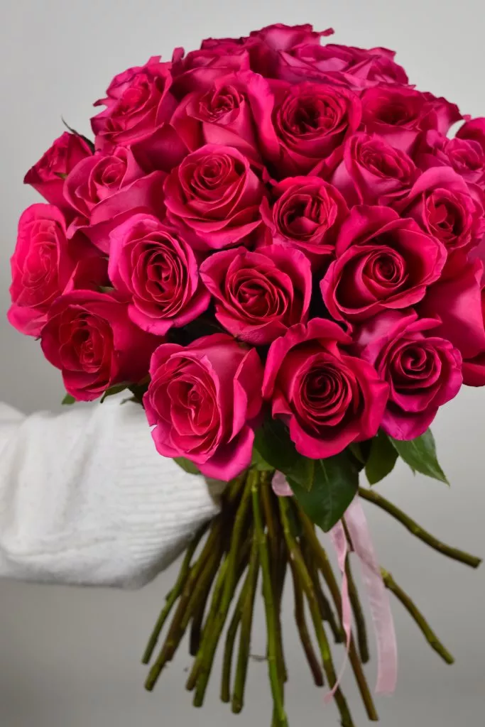 31 роза Пинк розовая