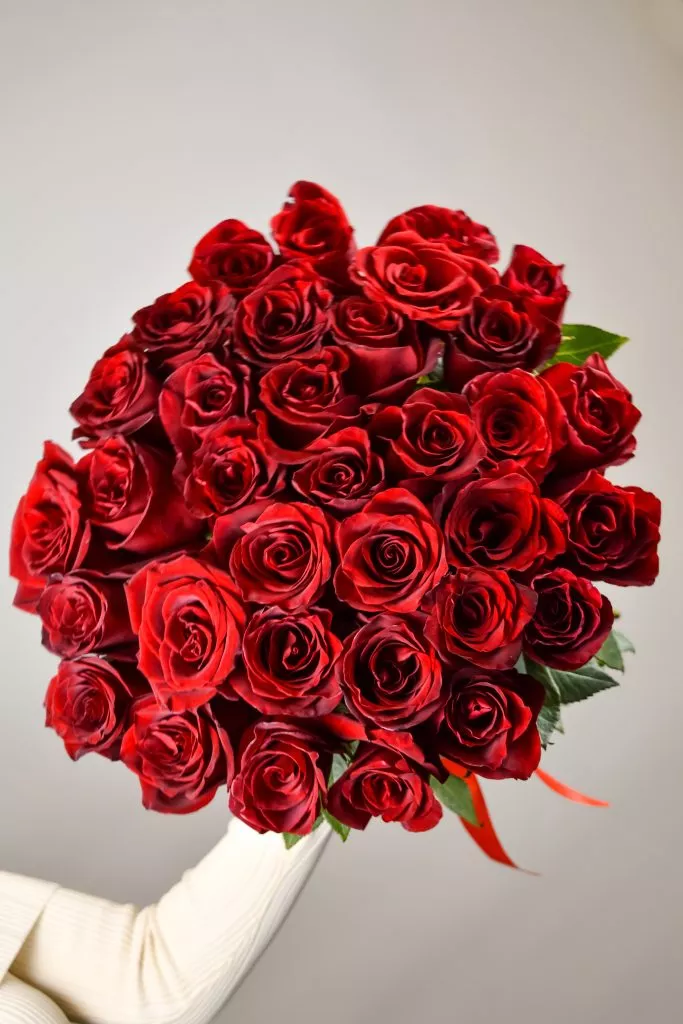 35 красных роз Эквадор