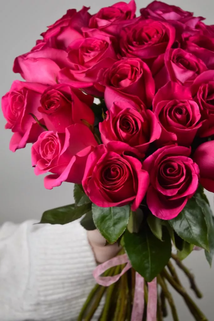 29 роз Пинк розовых