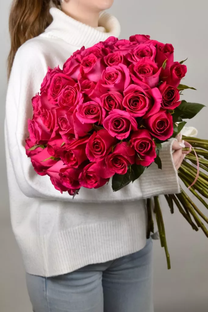 45 роз Пинк розовая