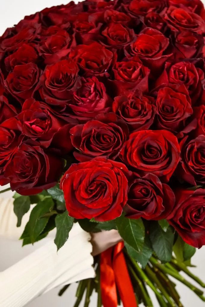 75 красных роз Эквадор