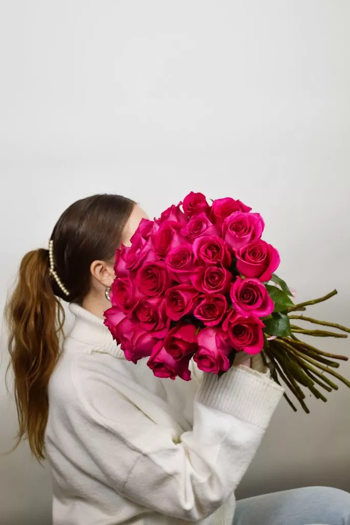 29 роз Пинк розовых