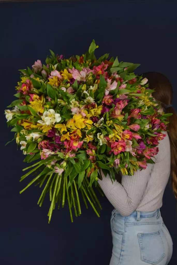 101 альстромерия микс