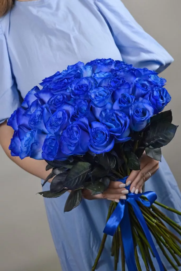 35 синих роз Эквадор
