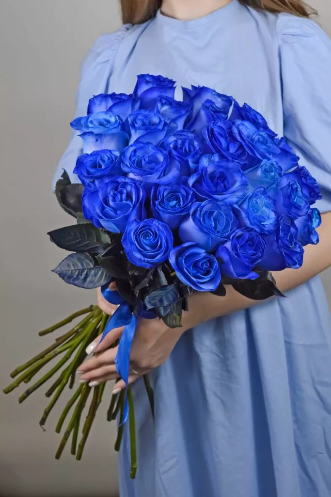 29 синих роз Эквадор