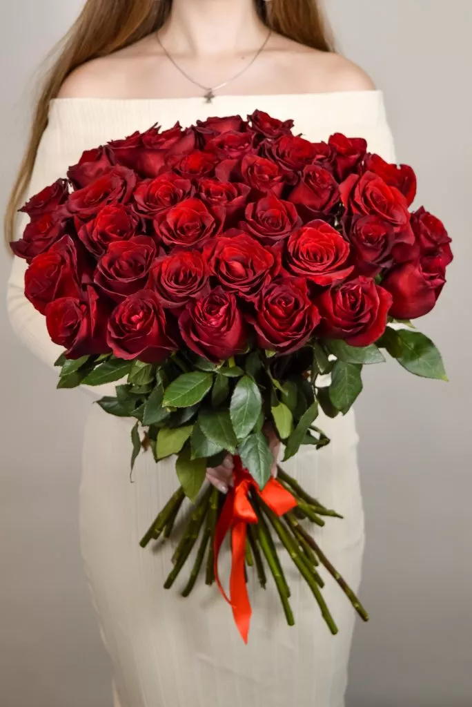 35 красных роз Эквадор
