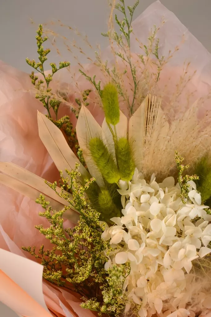 Композиция из сухоцветов, букет из сухоцветов