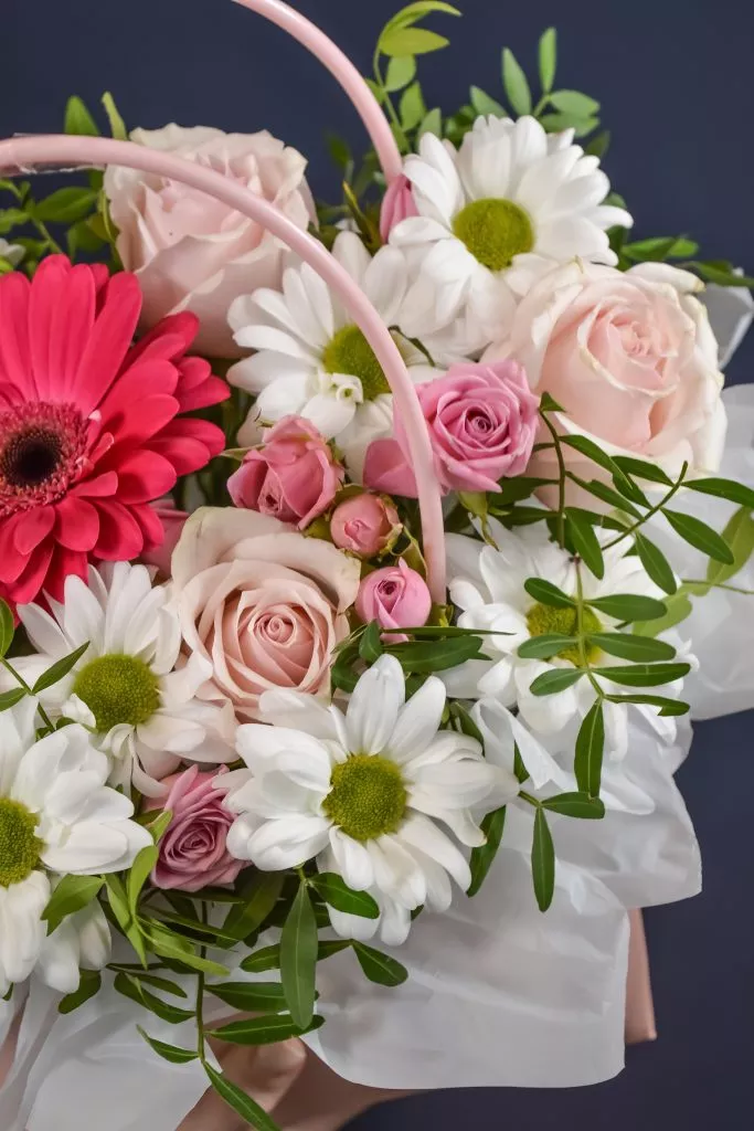 Композиция в розовой сумочке М