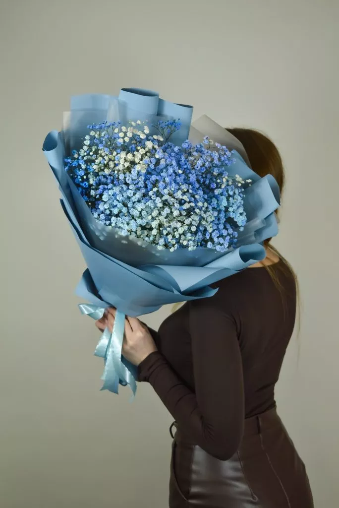 голубая гипсофила 5 шт