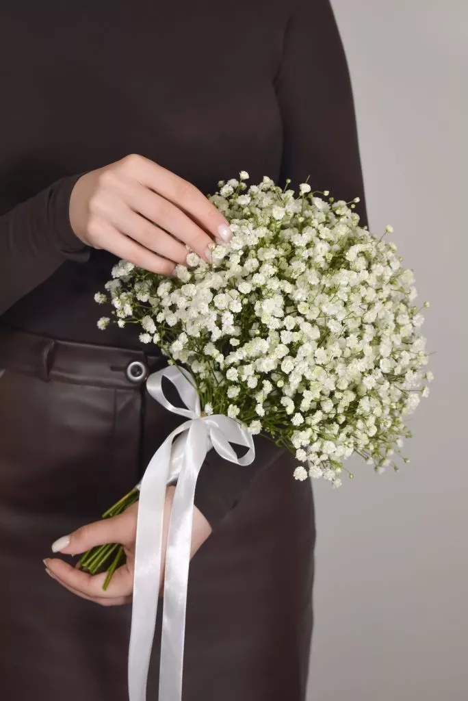 Букет невесты, гипсофилы