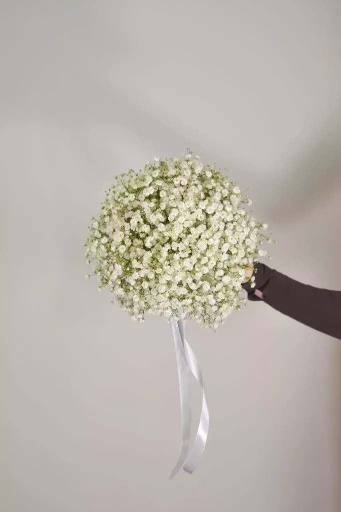 Букет невесты, гипсофилы