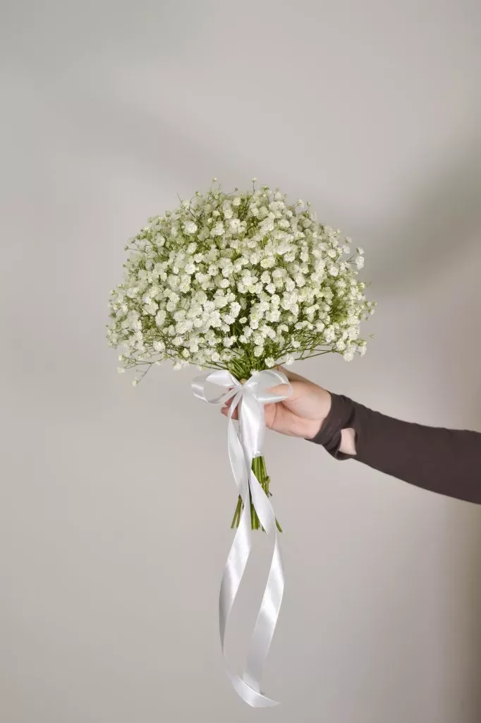 Букет невесты, гипсофилы