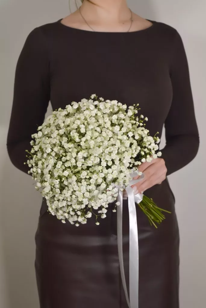 Букет невесты, гипсофилы