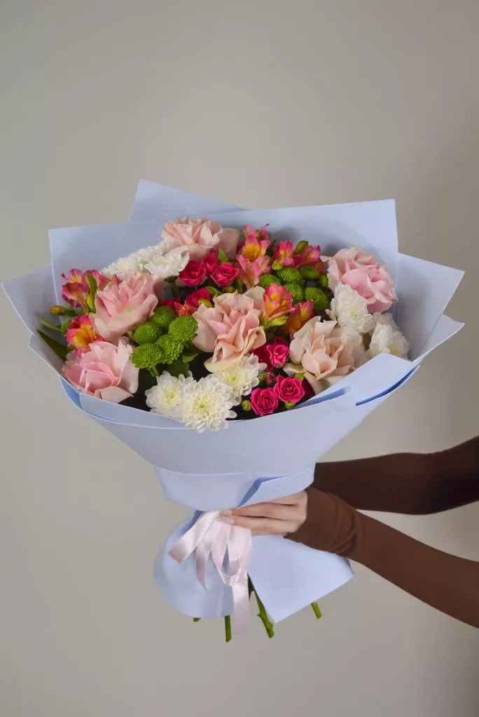 Букет яркий микс