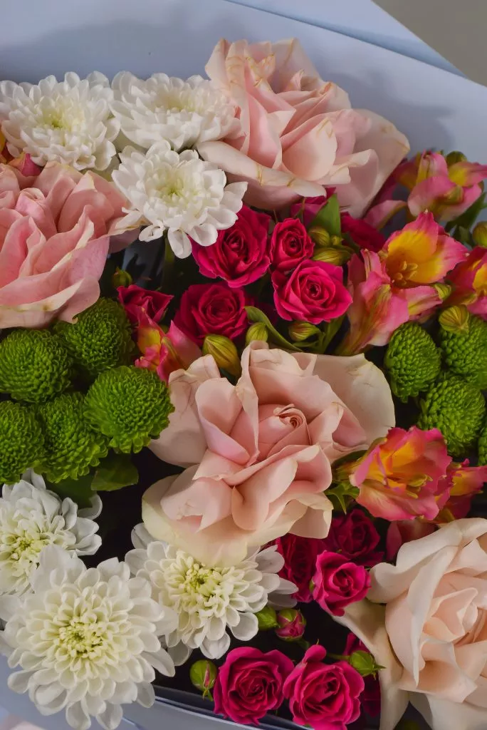 Букет яркий микс