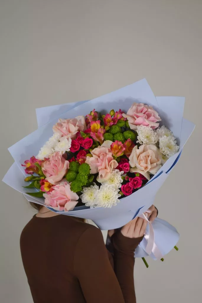 Букет яркий микс