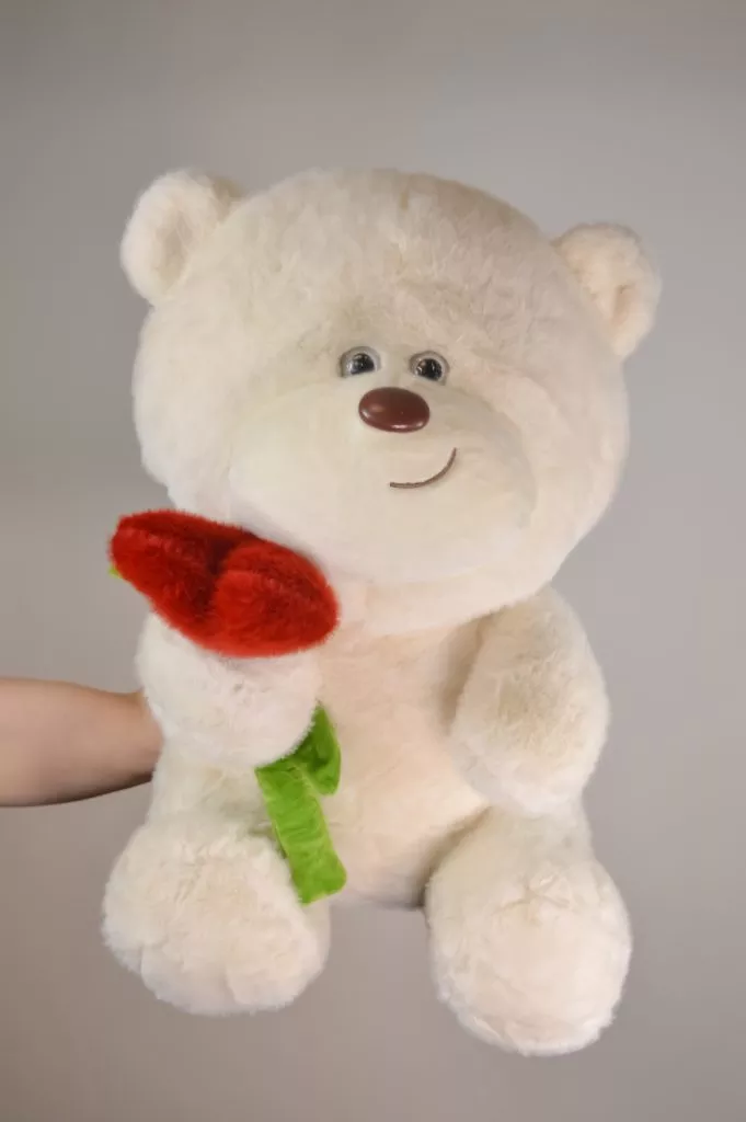 Мягкая игрушка Мишка с цветочком