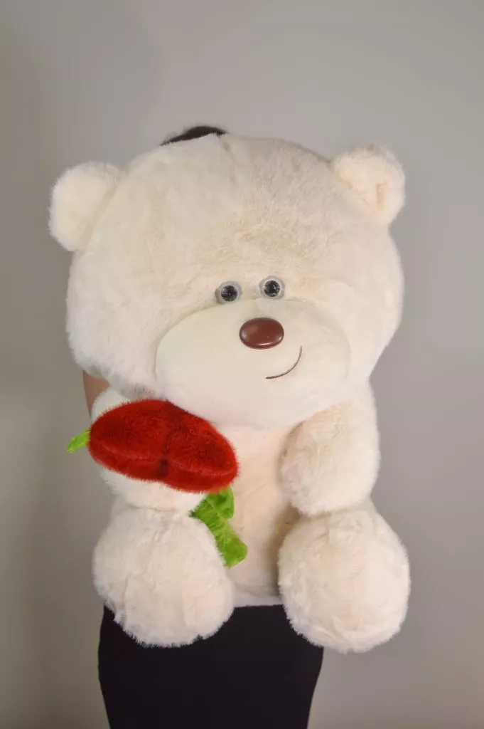 Мягкая игрушка Мишка с цветочком