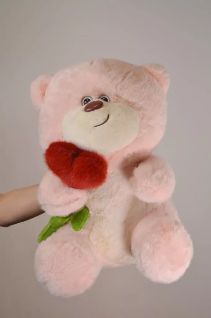 Мягкая игрушка Мишка с цветочком