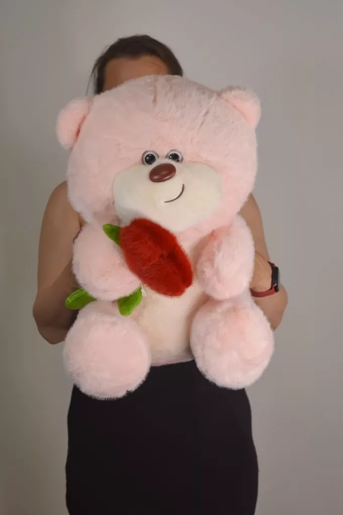 Мягкая игрушка Мишка с цветочком