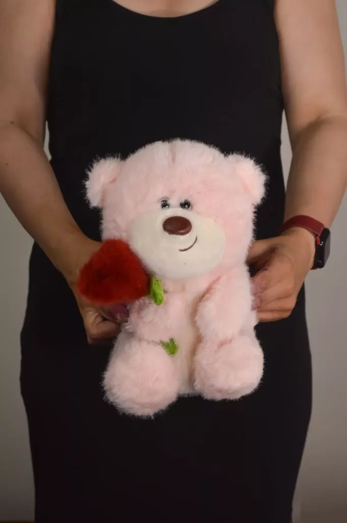 Мягкая игрушка Мишка с цветочком